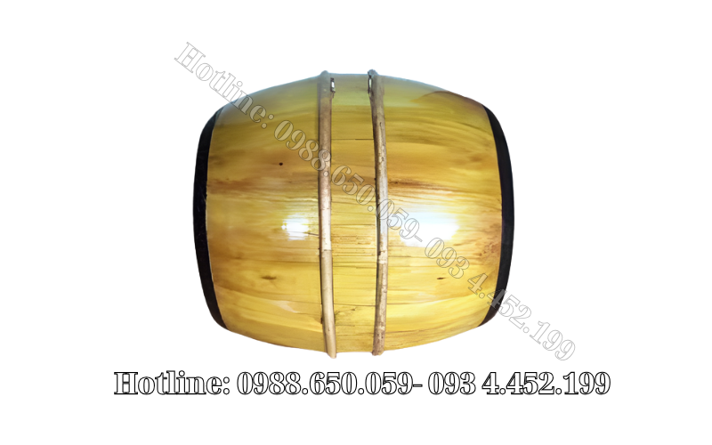 Trống gỗ mít da trâu