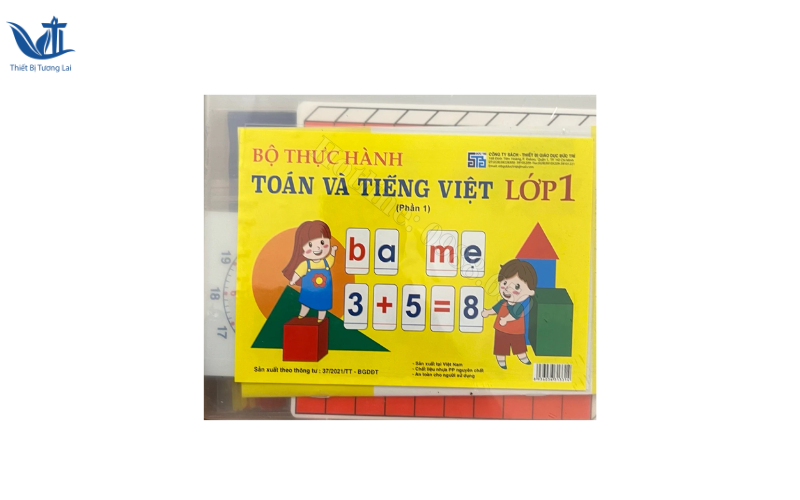 Bộ thực hành toán và tiếng việt lớp 1