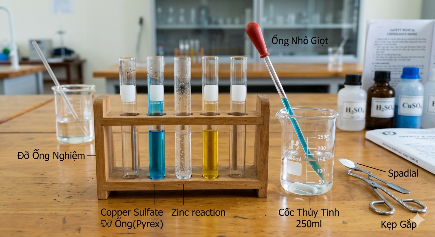 bộ thí nghiệm hóa học