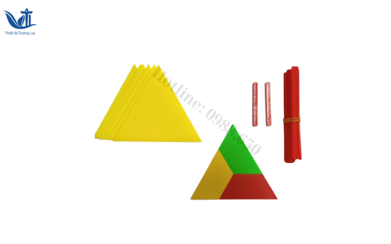 Bộ thiết bị dạy hình phẳng và hình khối LỚP 5