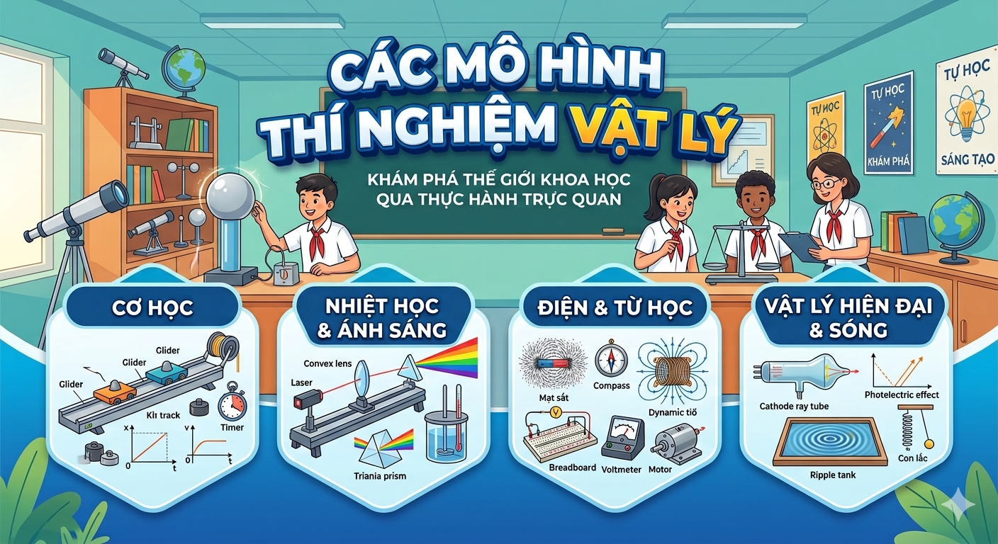 Khám Phá Các Mô Hình Thí Nghiệm Vật Lý Giúp Tiết Học Trở Nên Sinh Động