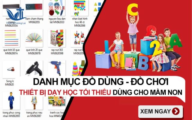 Danh mục thiết bị dạy học tối thiểu mầm non