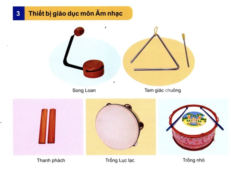 thiết bị dạy học môn âm nhạc