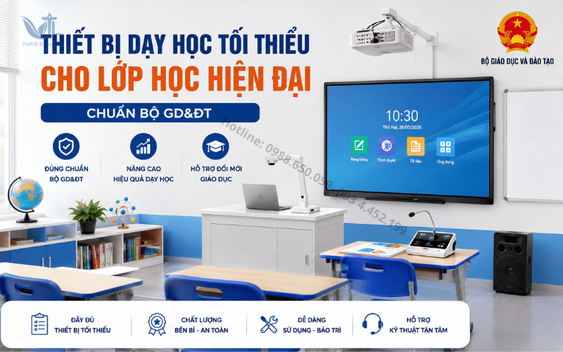 Thiết Bị Dạy Học Tối Thiểu Cho Lớp Học Hiện Đại Chuẩn Bộ GD&ĐT