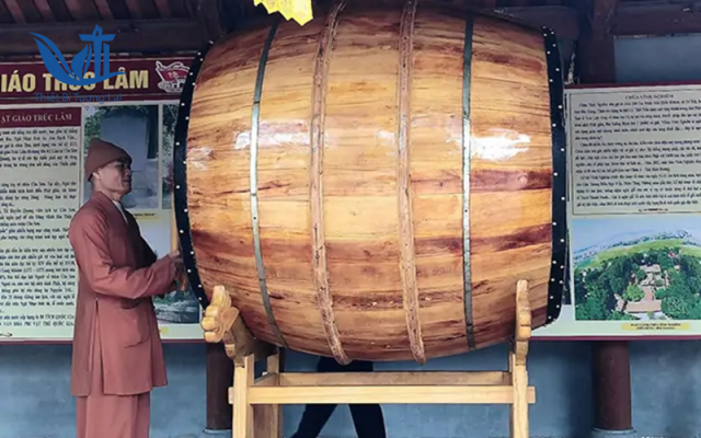 trống gỗ mít