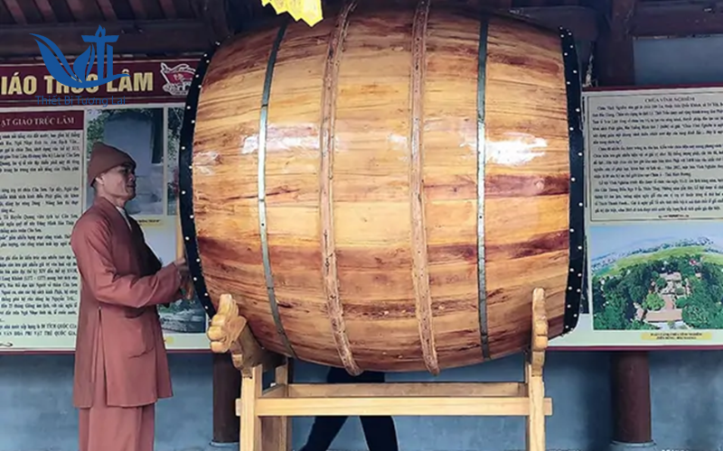 trống gỗ mít