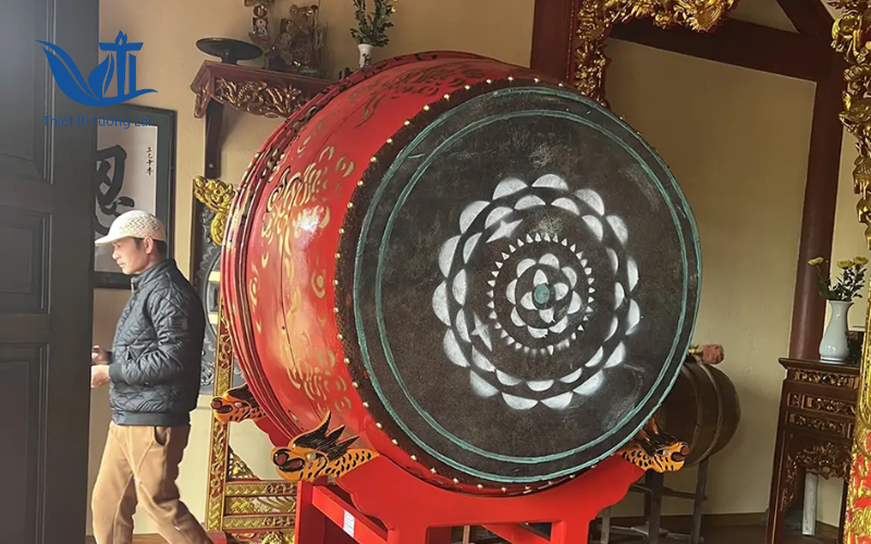 trống gỗ mít