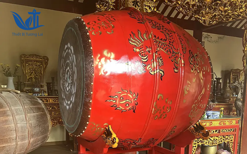 trống gỗ mít