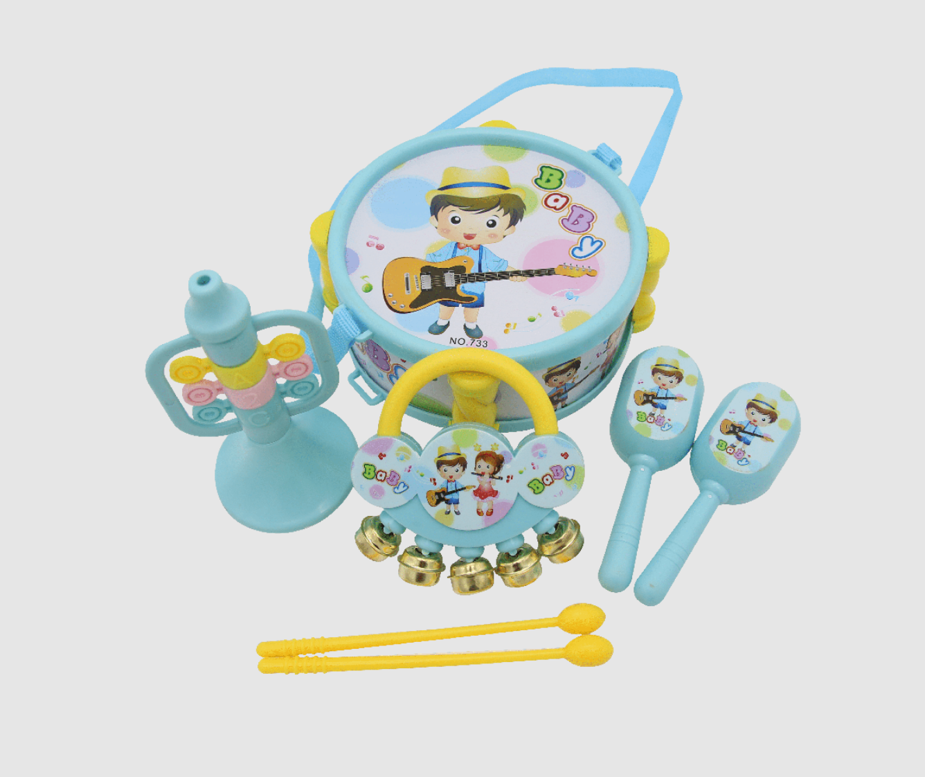 Dụng cụ âm nhạc cho bé phát triển tư duy và cảm xúc toàn diện