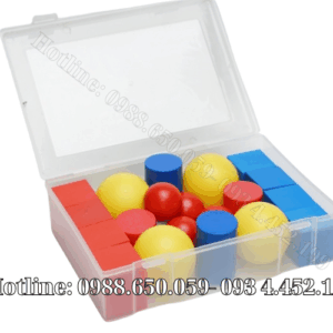 Bộ thiết bị dạy hình phẳng và hình khối