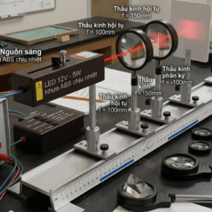 Bộ dụng cụ thí nghiệm đo tiêu cự thấu kính