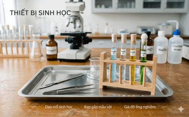 Bộ Dụng Cụ Thí Nghiệm Sinh Học Phục Vụ Giảng Dạy Hiệu Quả