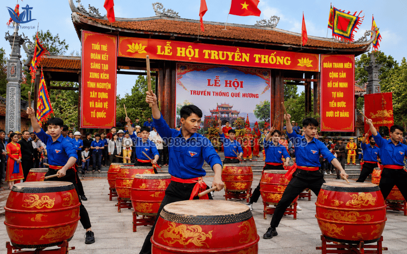dàn trống lễ hội
