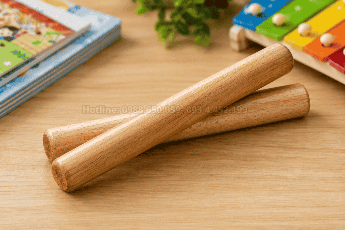 Thanh phách gỗ tự nhiên chất lượng cao dành cho học sinh tiểu học