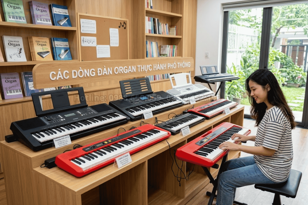 Lựa chọn thương hiệu đàn organ uy tín cho trường học