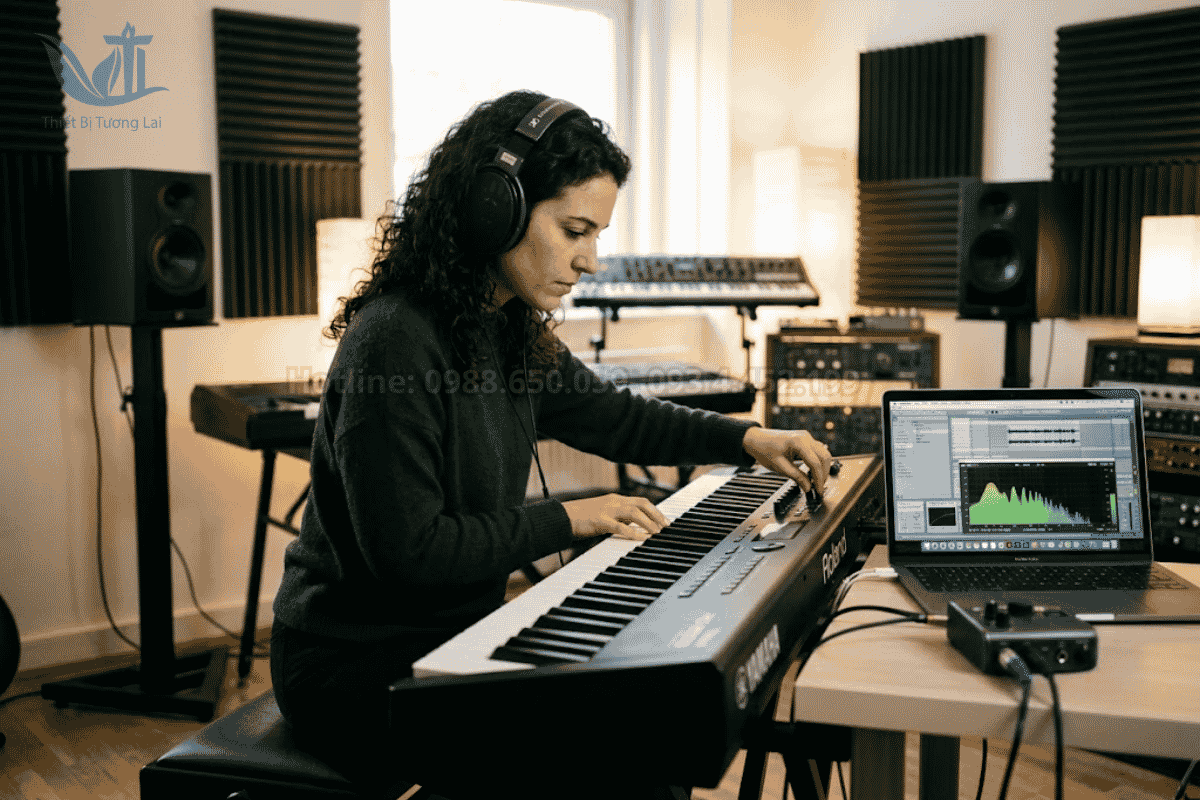 Đàn piano điện chuyên dụng cho phòng học nhạc đạt chuẩn âm thanh