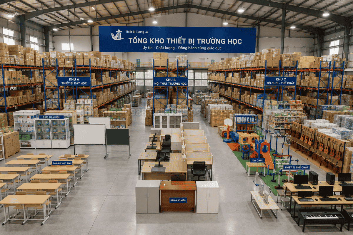 Tổng kho thiết bị trường học thiết bị giáo dục Minh Khánh