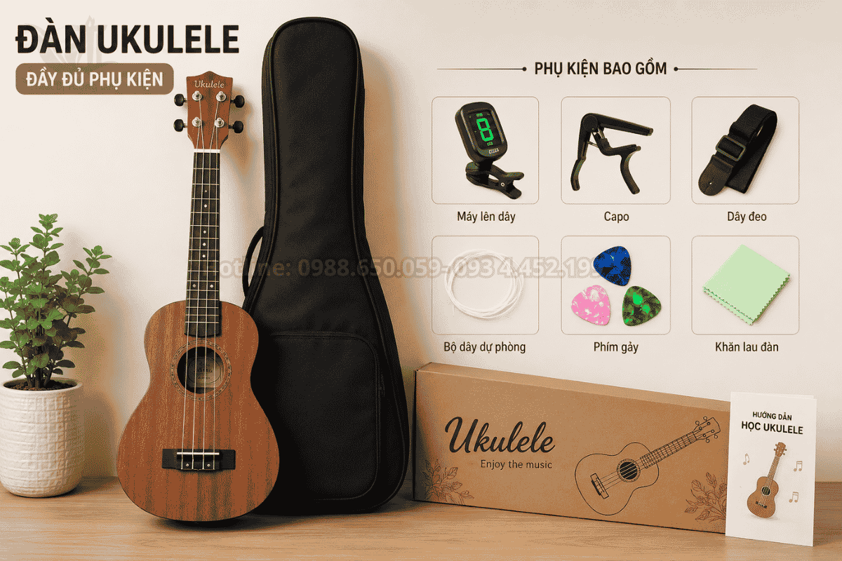 Mẫu đàn ukulele cho học sinh giá rẻ chỉ từ 499k