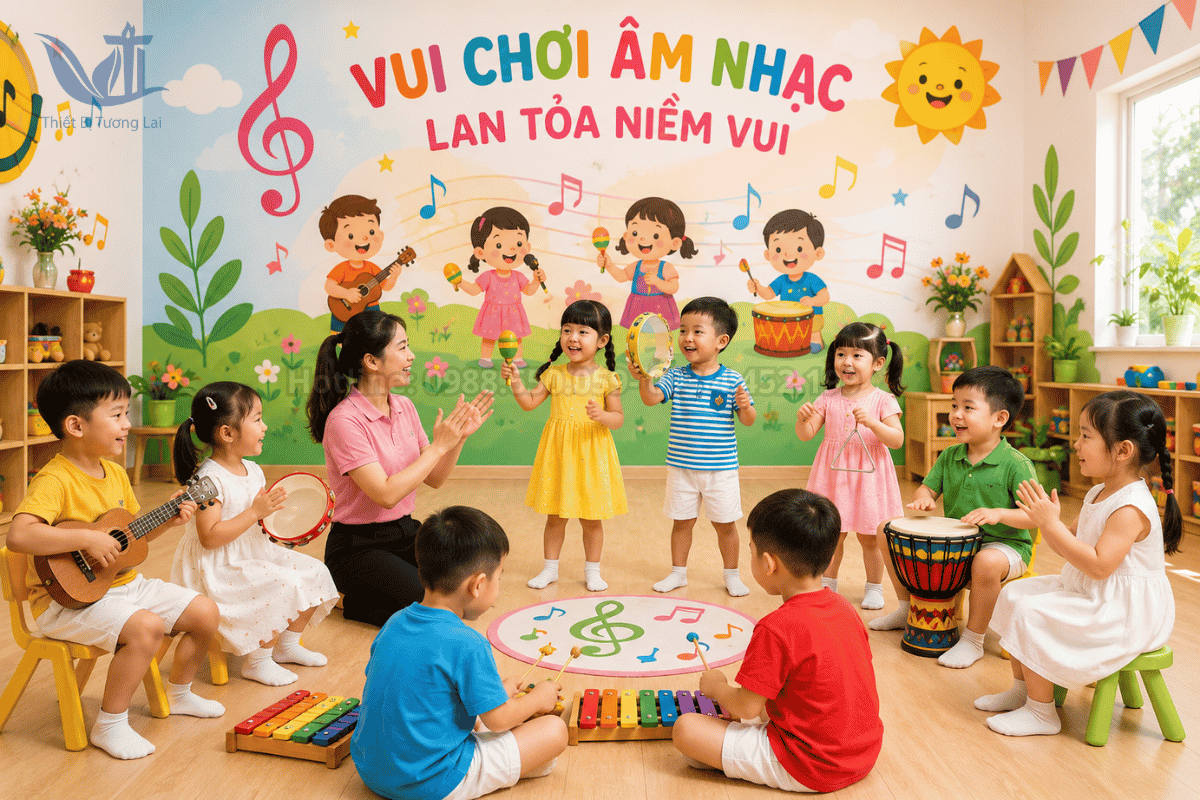 Hoạt động âm nhạc tập thể giúp trẻ gắn kết và bùng nổ cảm xúc