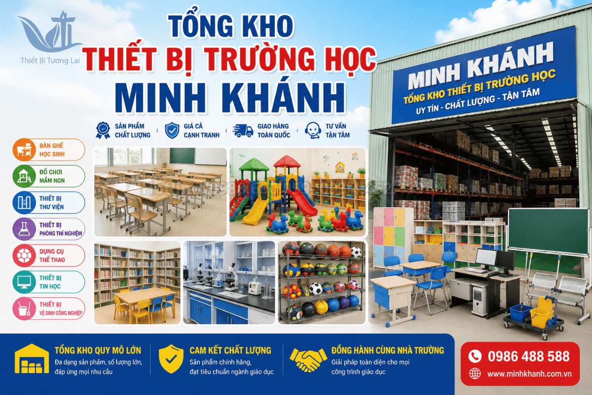 Công ty Minh Khánh cung cấp thiết bị trường học và thiết bị giáo dục uy tín