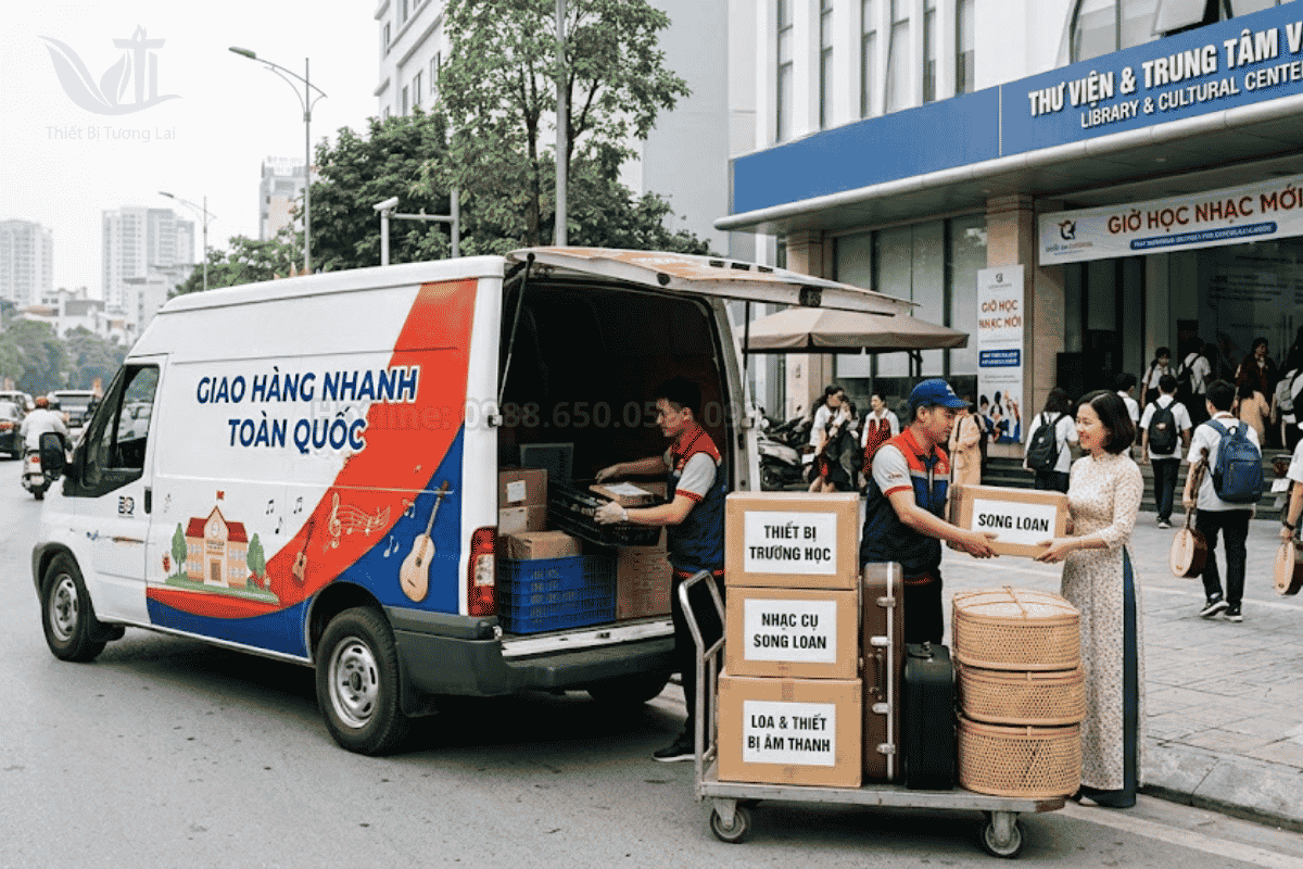Dịch vụ giao hàng thiết bị trường học nhanh chóng trên toàn quốc