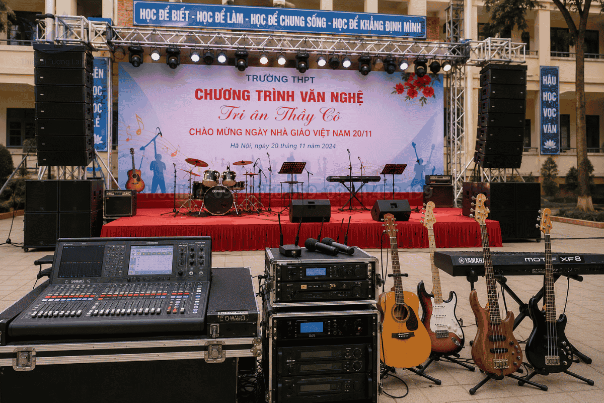 Thiết bị âm thanh trường học đa năng chính hãng tại tổng kho thiết bị âm nhạc