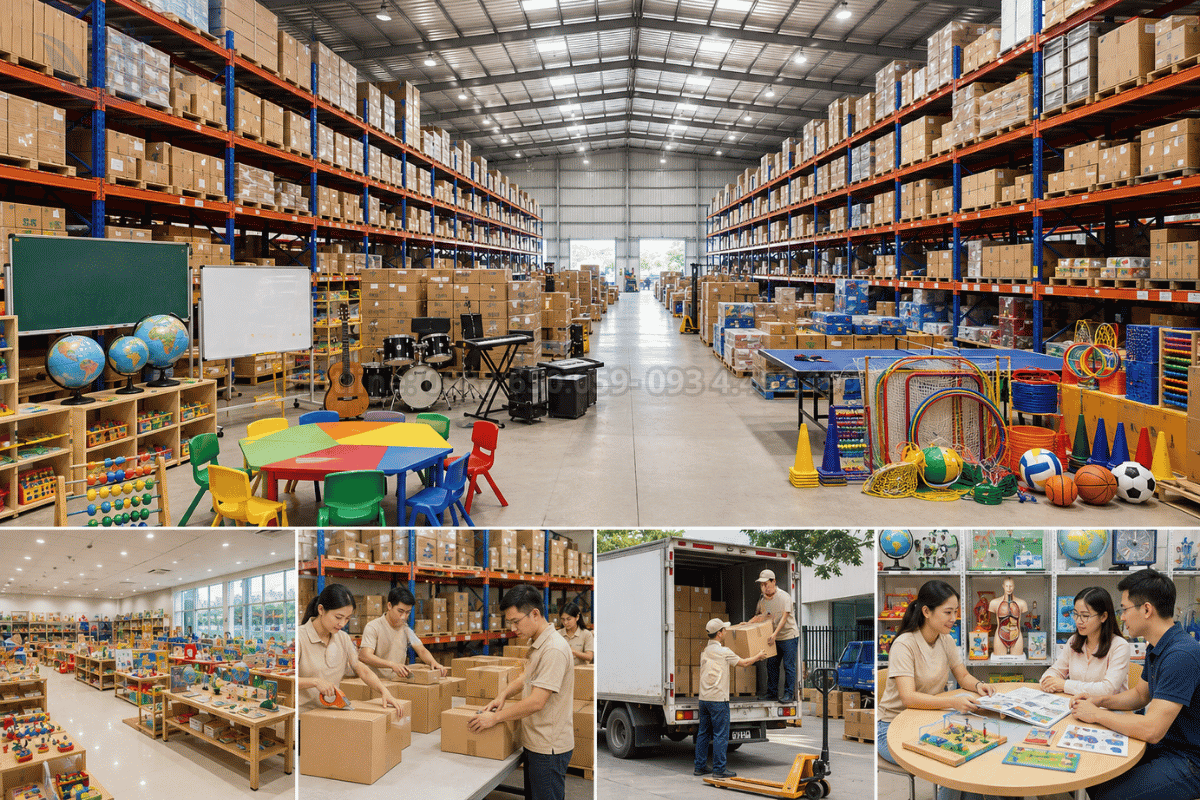 Thiết bị phòng học thông minh tại tổng kho thiết bị giáo dục miền bắc