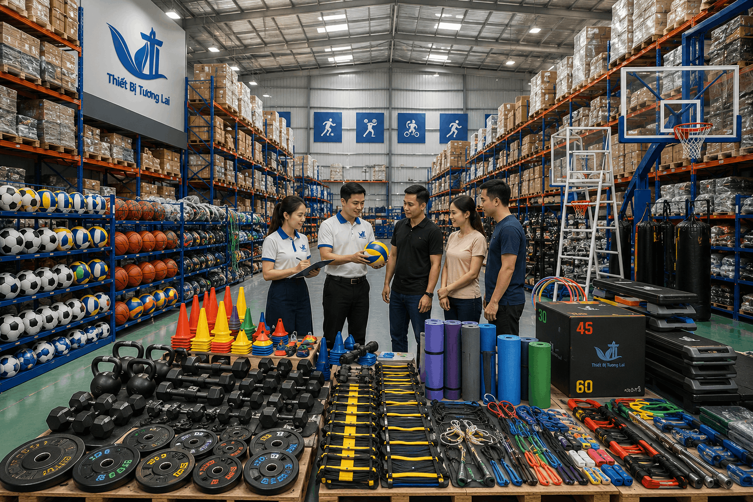 Công ty Minh Khánh tổng kho dụng cụ thể thao miền Bắc uy tín