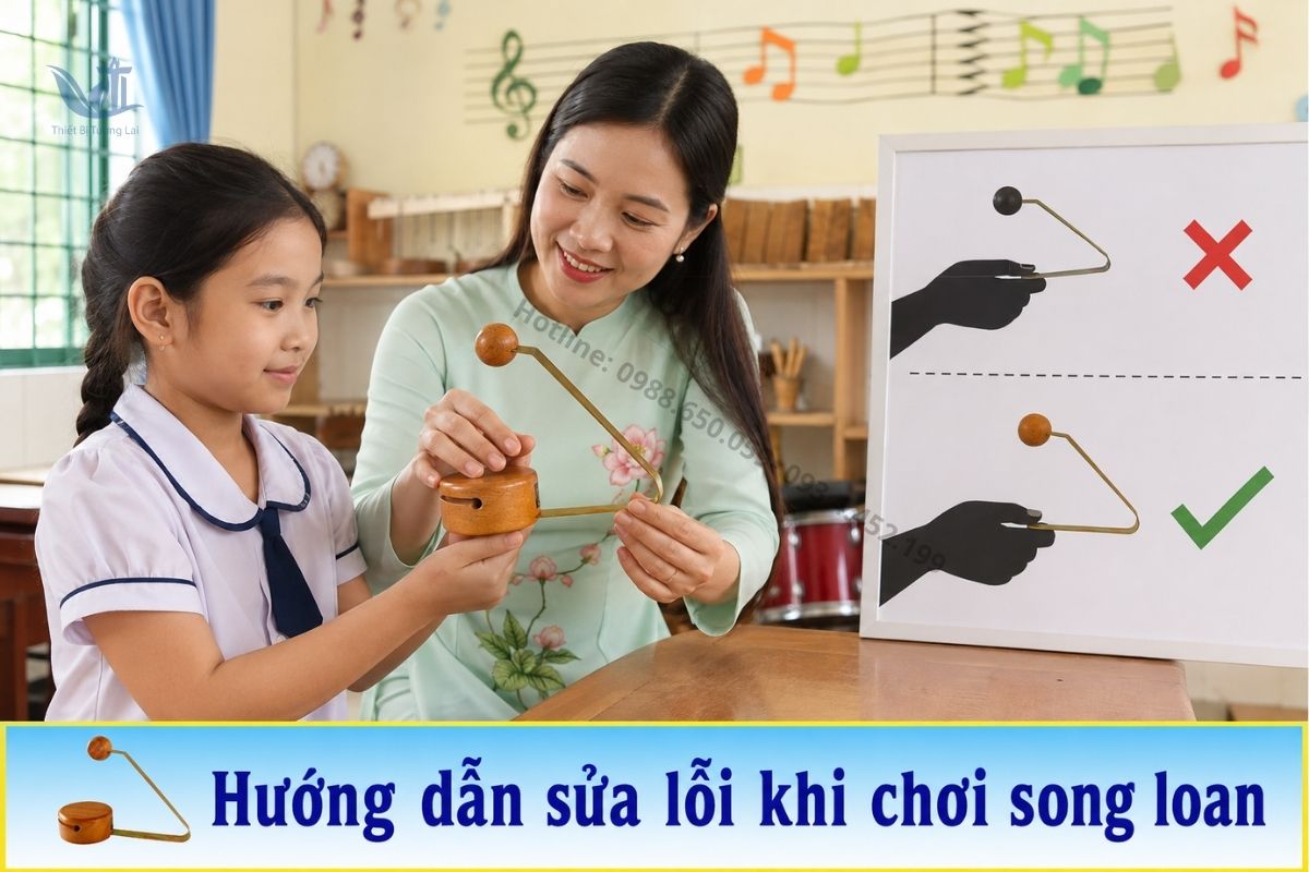 Bảo quản Nhạc cụ Song Loan trong hệ thống thiết bị trường học
