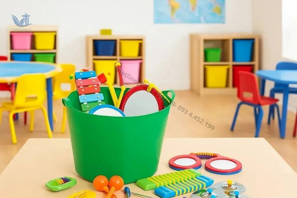 Danh sách thiết bị âm nhạc mầm non cần thiết cho trường học.