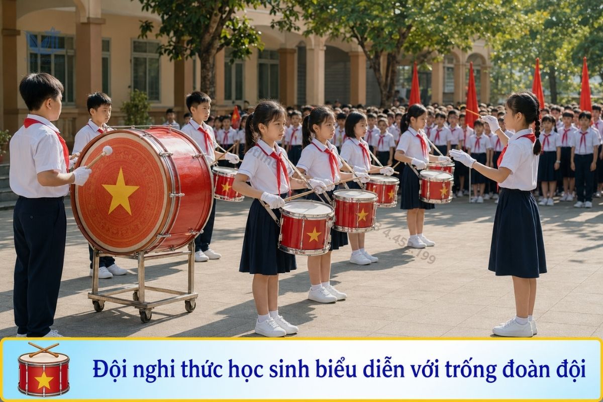 website Thiết Bị Tương Lai cung cấp trống đoàn đội và thiết bị trường học