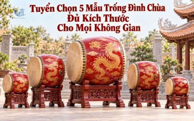 Tuyển Chọn 5 Mẫu Trống Đình Chùa Đủ Kích Thước Cho Mọi Không Gian 