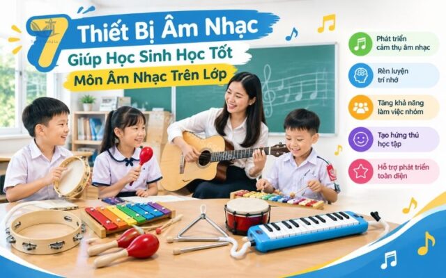 7 Thiết Bị Âm Nhạc Giúp Học Sinh Học Tốt Môn Âm Nhạc Trên Lớp