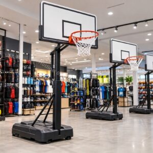 Bảng bóng rổ treo tường có điều chỉnh