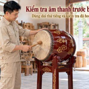 Kiểm tra âm thanh trống trước khi bàn giao